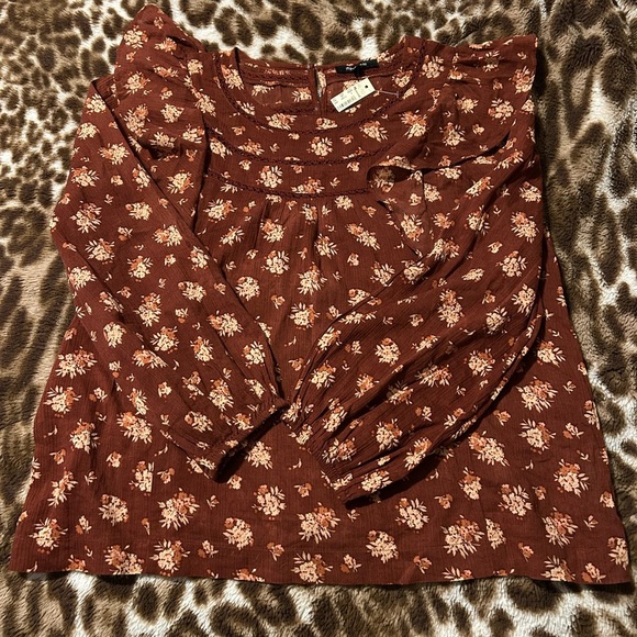 Madewell Tops - Long Sleeve Floral Madewell Shirt